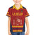 Custom Spain Football Family Matching Long Sleeve Bodycon Dress and Hawaiian Shirt Come on La Roja LT9 - Wonder Print Shop