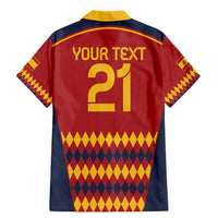 Custom Spain Football Family Matching Mermaid Dress and Hawaiian Shirt Come on La Roja LT9 - Wonder Print Shop