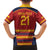 Custom Spain Football Family Matching Off Shoulder Short Dress and Hawaiian Shirt Come on La Roja LT9 - Wonder Print Shop