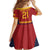 Custom Spain Football Family Matching Off Shoulder Short Dress and Hawaiian Shirt Come on La Roja LT9 - Wonder Print Shop