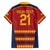 Custom Spain Football Family Matching Off Shoulder Short Dress and Hawaiian Shirt Come on La Roja LT9 - Wonder Print Shop