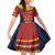 Custom Spain Football Family Matching Short Sleeve Bodycon Dress and Hawaiian Shirt Come on La Roja - Wonder Print Shop
