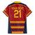Custom Spain Football Family Matching Short Sleeve Bodycon Dress and Hawaiian Shirt Come on La Roja - Wonder Print Shop