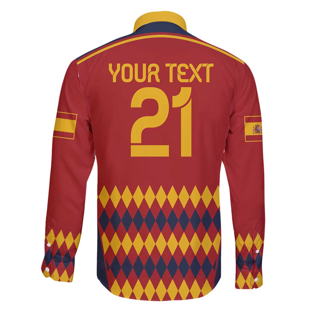 Custom Spain Football Family Matching Short Sleeve Bodycon Dress and Hawaiian Shirt Come on La Roja - Wonder Print Shop