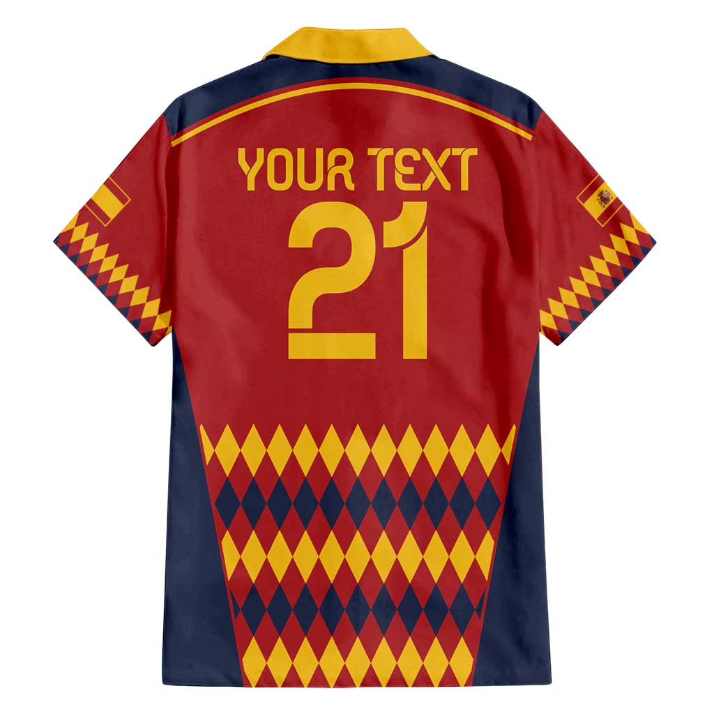 Custom Spain Football Family Matching Tank Maxi Dress and Hawaiian Shirt Come on La Roja - Wonder Print Shop