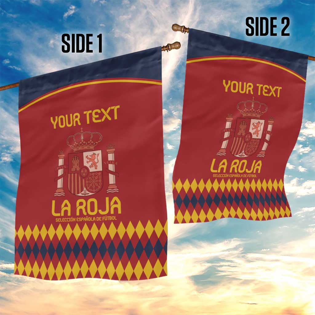 Custom Spain Football Garden Flag Come on La Roja - Wonder Print Shop