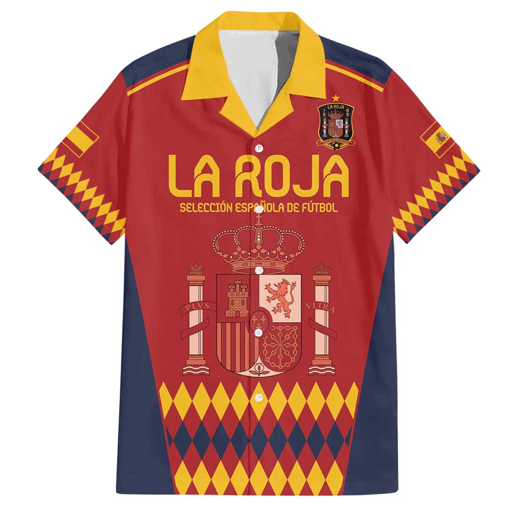 Custom Spain Football Hawaiian Shirt Come on La Roja - Wonder Print Shop