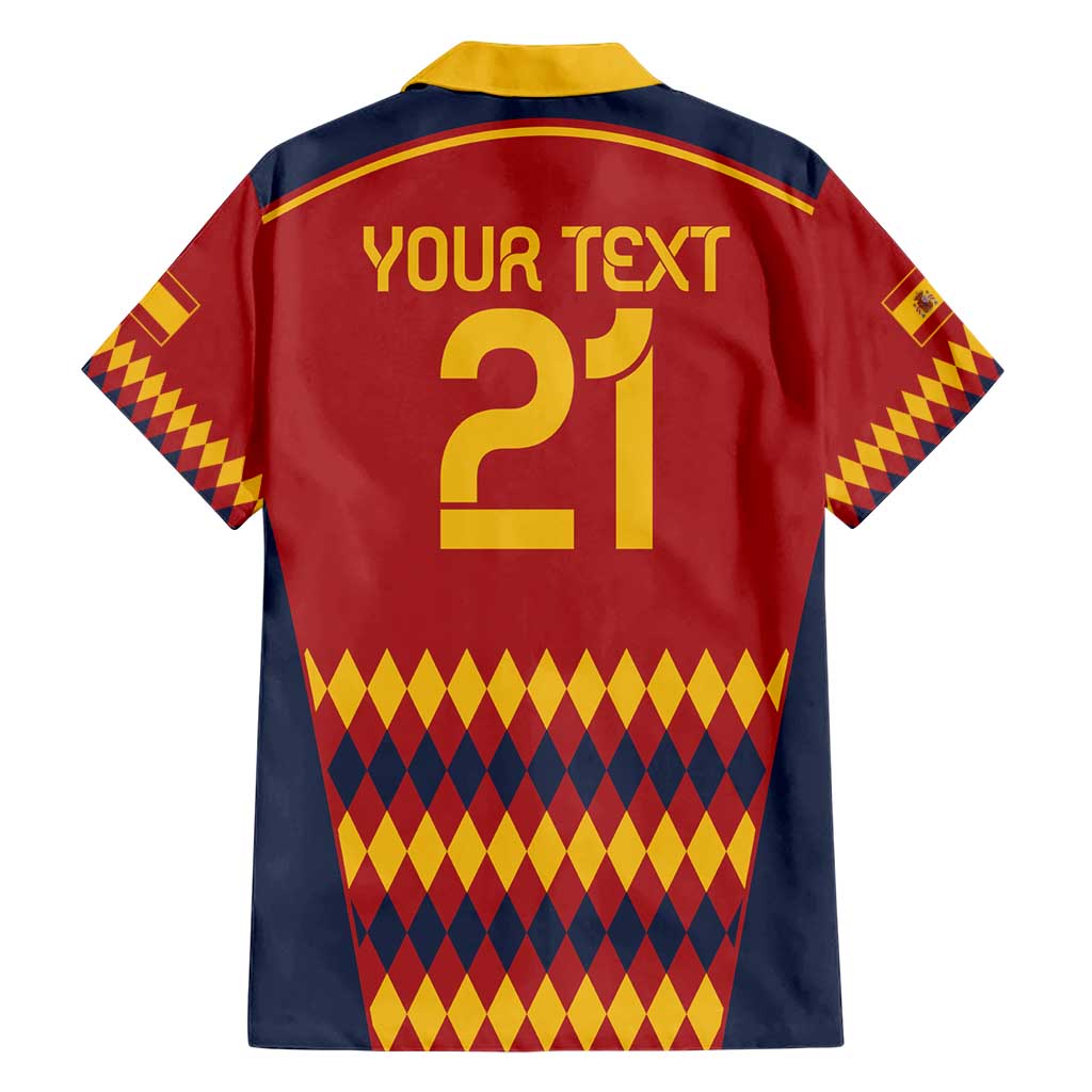 Custom Spain Football Hawaiian Shirt Come on La Roja - Wonder Print Shop