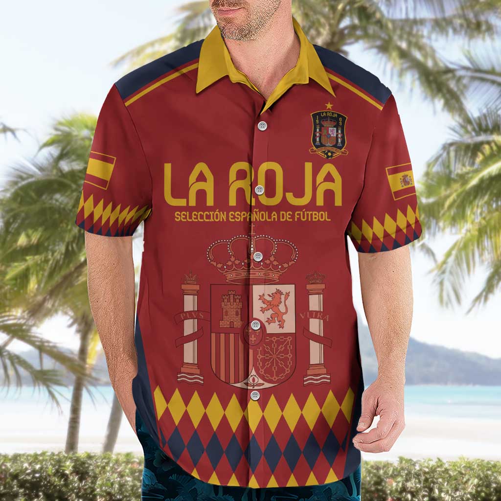 Custom Spain Football Hawaiian Shirt Come on La Roja - Wonder Print Shop