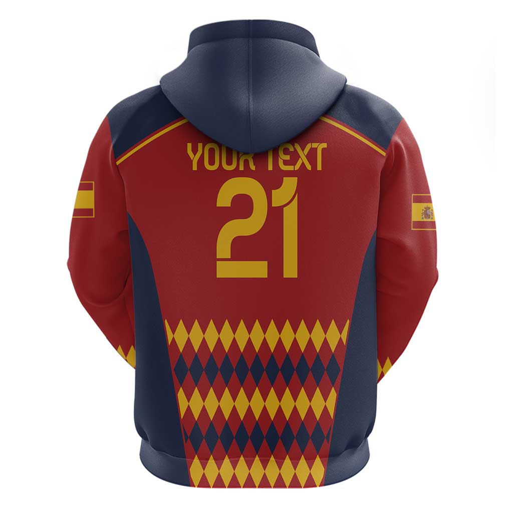 Custom Spain Football Hoodie Come on La Roja - Wonder Print Shop