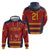 Custom Spain Football Hoodie Come on La Roja - Wonder Print Shop