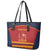 Custom Spain Football Leather Tote Bag Come on La Roja - Wonder Print Shop