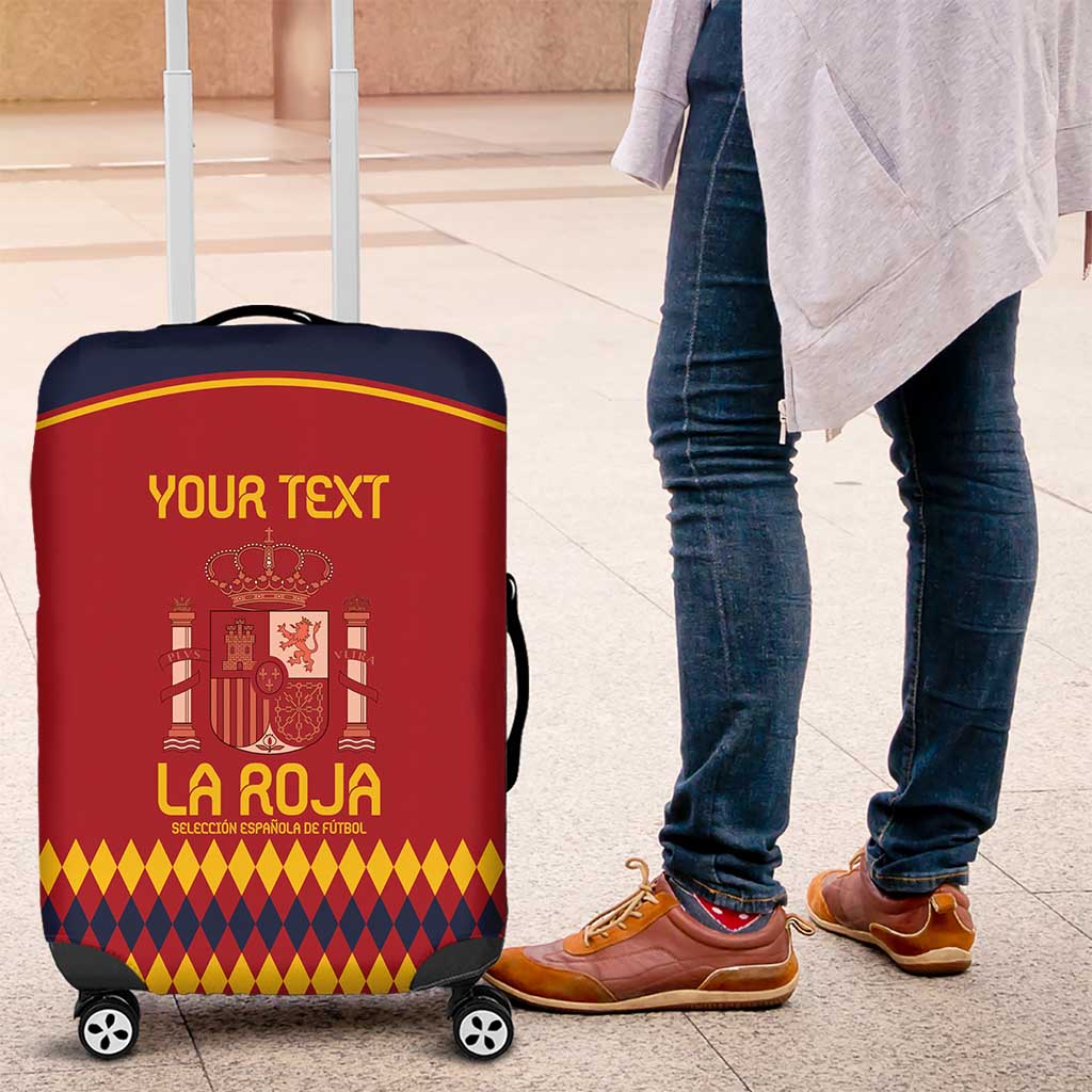 Custom Spain Football Luggage Cover Come on La Roja - Wonder Print Shop