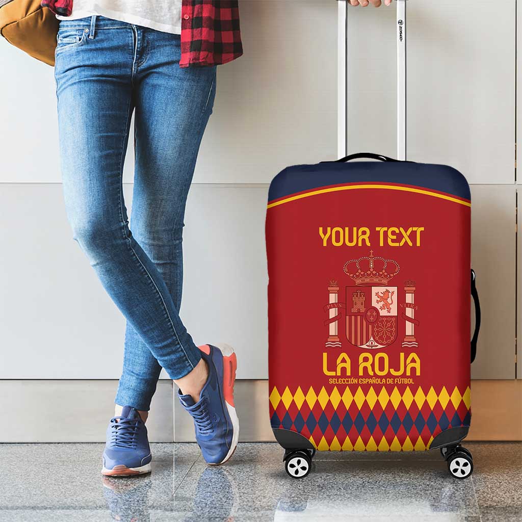 Custom Spain Football Luggage Cover Come on La Roja - Wonder Print Shop
