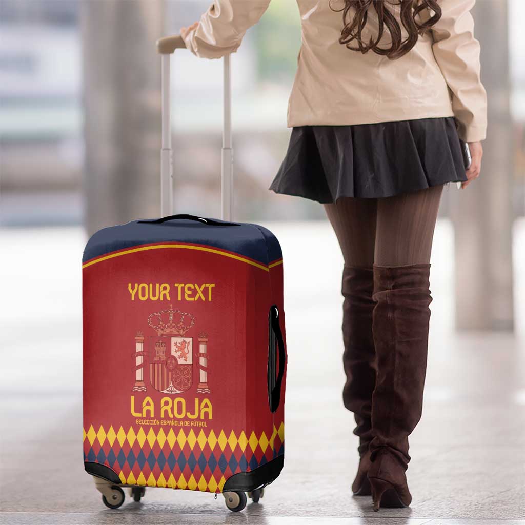 Custom Spain Football Luggage Cover Come on La Roja - Wonder Print Shop