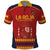 Custom Spain Football Polo Shirt Come on La Roja - Wonder Print Shop