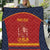 Custom Spain Football Quilt Come on La Roja - Wonder Print Shop
