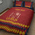 Custom Spain Football Quilt Bed Set Come on La Roja - Wonder Print Shop