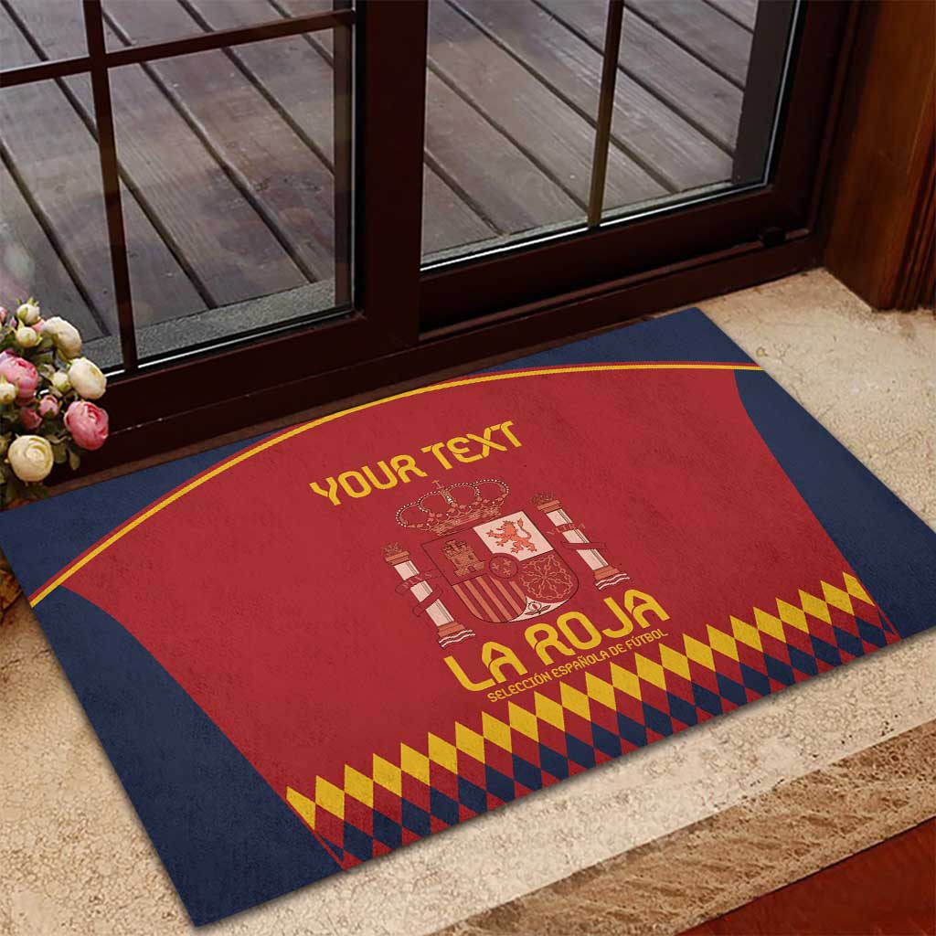 Custom Spain Football Rubber Doormat Come on La Roja - Wonder Print Shop