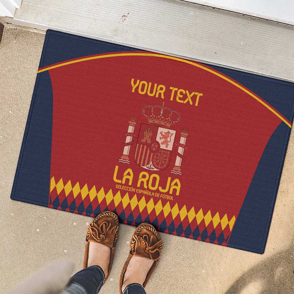Custom Spain Football Rubber Doormat Come on La Roja - Wonder Print Shop
