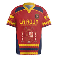 Custom Spain Football Rugby Jersey Come on La Roja - Wonder Print Shop