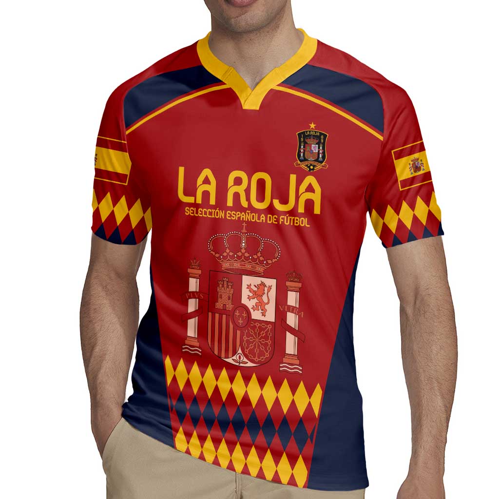 Custom Spain Football Rugby Jersey Come on La Roja - Wonder Print Shop