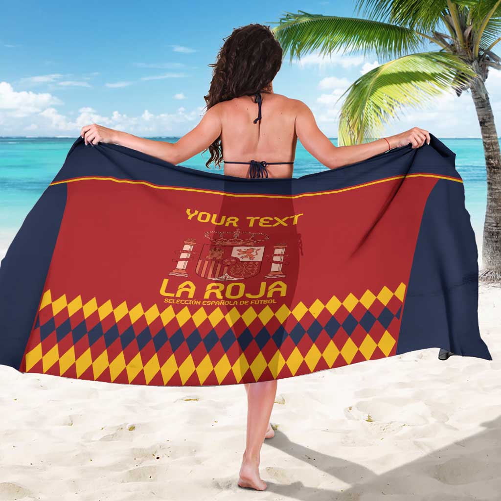 Custom Spain Football Sarong Come on La Roja - Wonder Print Shop