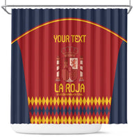 Custom Spain Football Shower Curtain Come on La Roja