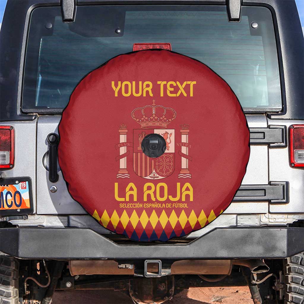 Custom Spain Football Spare Tire Cover Come on La Roja - Wonder Print Shop