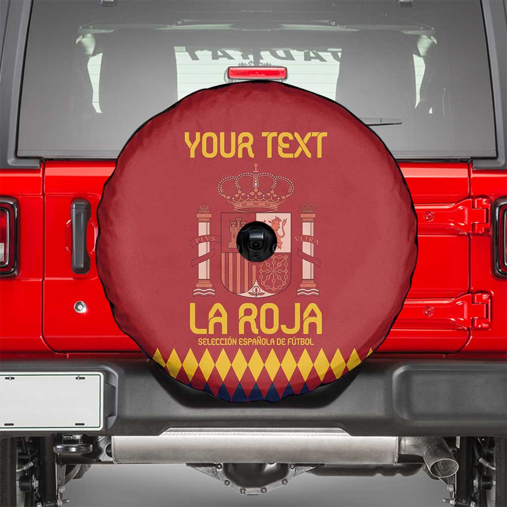 Custom Spain Football Spare Tire Cover Come on La Roja - Wonder Print Shop