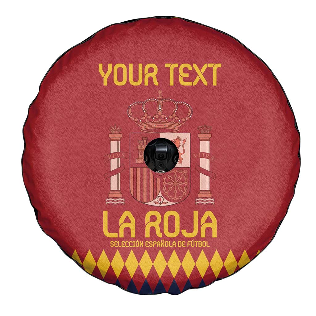 Custom Spain Football Spare Tire Cover Come on La Roja - Wonder Print Shop
