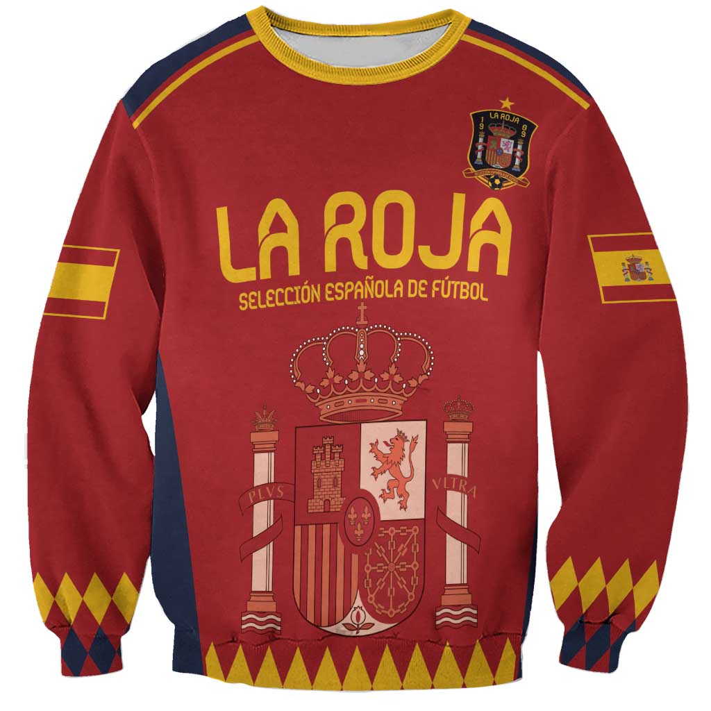 Custom Spain Football Sweatshirt Come on La Roja - Wonder Print Shop