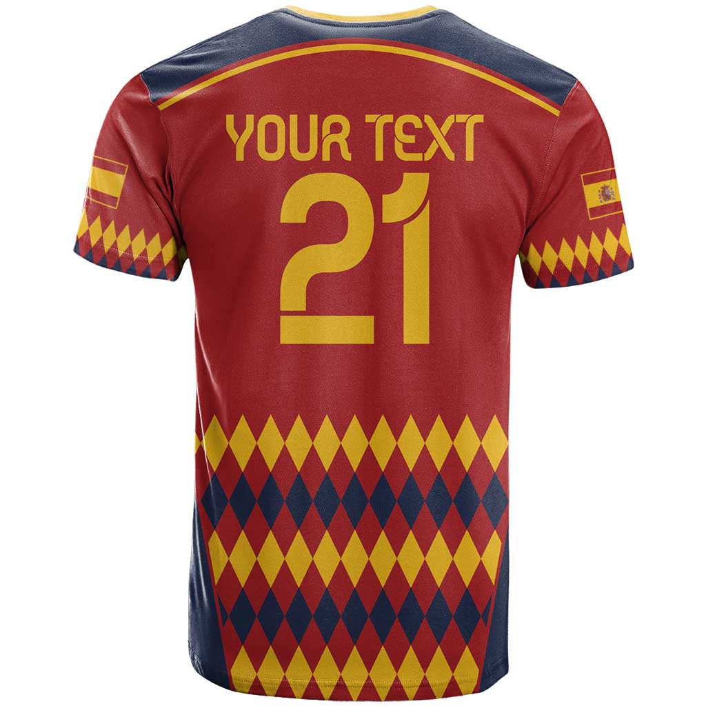 Custom Spain Football T Shirt Come on La Roja - Wonder Print Shop