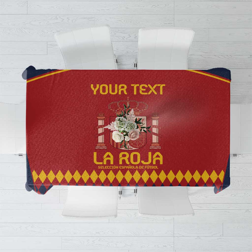 Custom Spain Football Tablecloth Come on La Roja - Wonder Print Shop