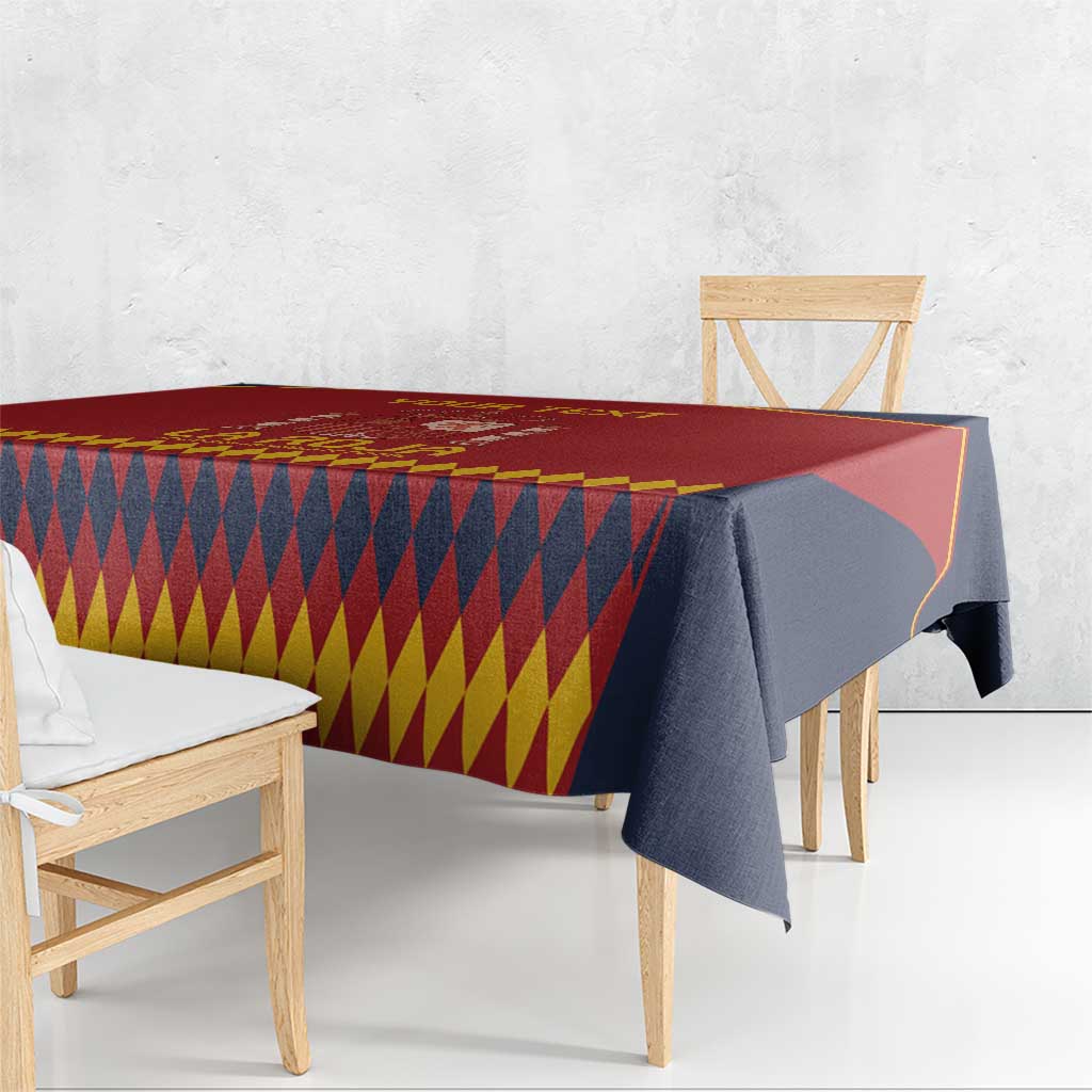 Custom Spain Football Tablecloth Come on La Roja - Wonder Print Shop
