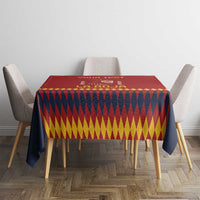Custom Spain Football Tablecloth Come on La Roja - Wonder Print Shop