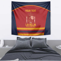 Custom Spain Football Tapestry Come on La Roja - Wonder Print Shop