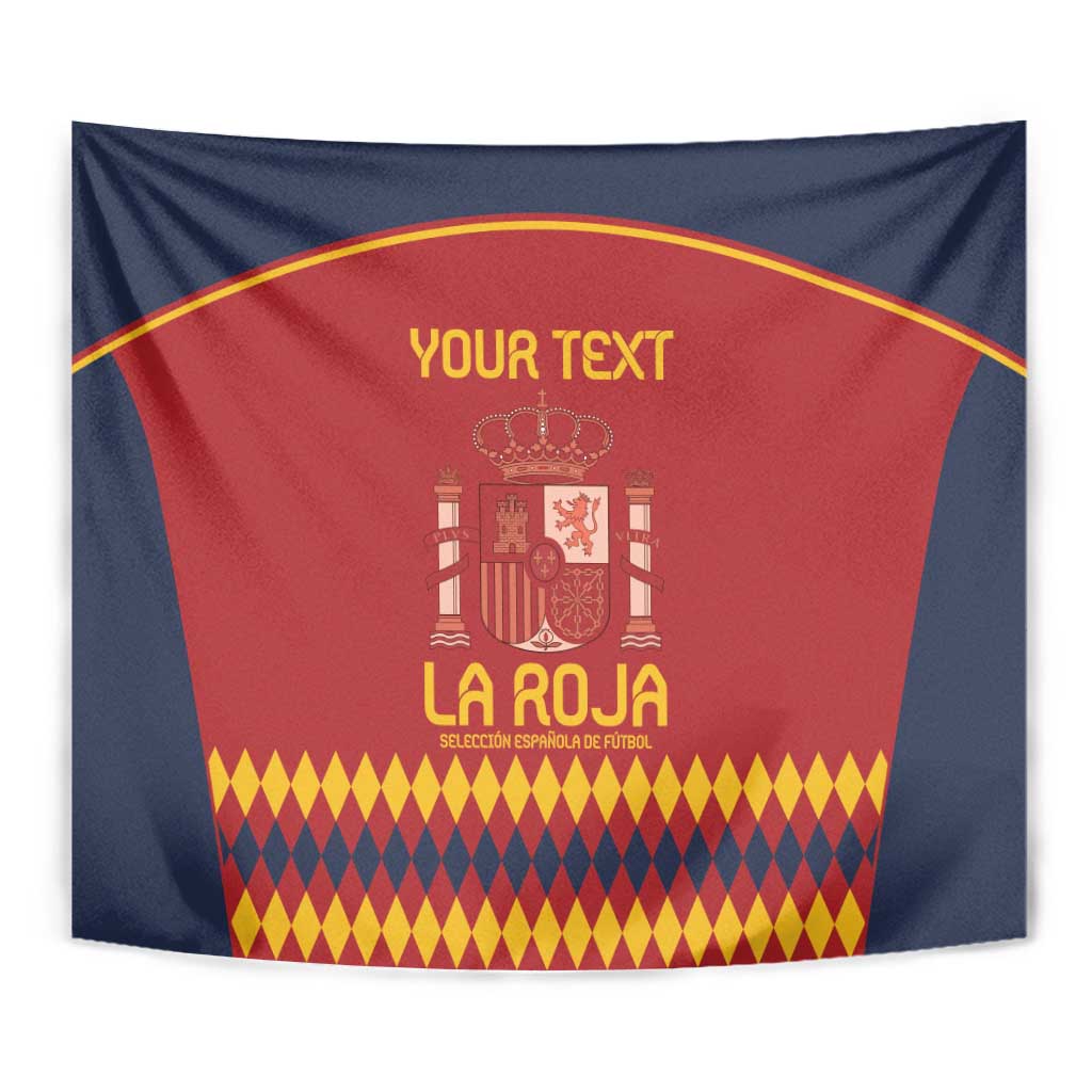 Custom Spain Football Tapestry Come on La Roja - Wonder Print Shop