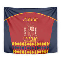 Custom Spain Football Tapestry Come on La Roja - Wonder Print Shop