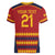 Custom Spain Football Women V-Neck T-Shirt Come on La Roja - Wonder Print Shop