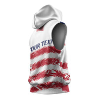 Personalized Liberia Lone Star Flag Sleeveless Hoodie
