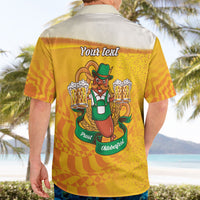 Oktoberfest Bratwurst Hotdog Personalized Hawaiian Shirt Bavarian Pattern Foam Beer Style