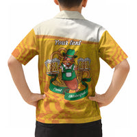 Oktoberfest Bratwurst Hotdog Personalized Hawaiian Shirt Bavarian Pattern Foam Beer Style