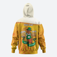 Oktoberfest Bratwurst Hotdog Personalized Hoodie Bavarian Pattern Foam Beer Style