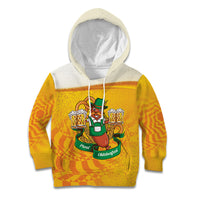 Oktoberfest Bratwurst Hotdog Personalized Kid Hoodie Bavarian Pattern Foam Beer Style