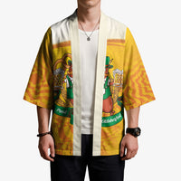 Oktoberfest Bratwurst Hotdog Personalized Kimono Bavarian Pattern Foam Beer Style