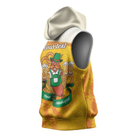 Oktoberfest Bratwurst Hotdog Personalized Sleeveless Hoodie Bavarian Pattern Foam Beer Style