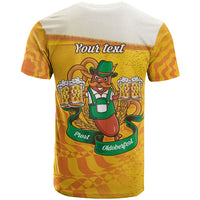 Oktoberfest Bratwurst Hotdog Personalized T Shirt Bavarian Pattern Foam Beer Style