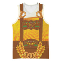Oktoberfest Lederhosen Pretzel Basketball Jersey Bavarian Pattern Foam Beer Style