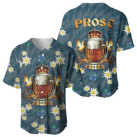 Oktoberfest Eagle Beer Prost Baseball Jersey Bavarian Polygon Pattern